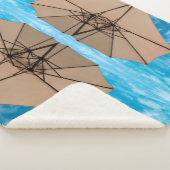 Beach party bluft sun oceanoverkoepelende pop colo sherpa deken (3/4)