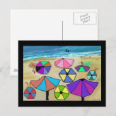 Beach Party-Briefkaarten Briefkaart (Voorkant / Achterkant)