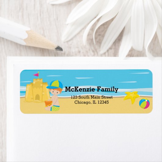 Beach party etiket (Insitu)