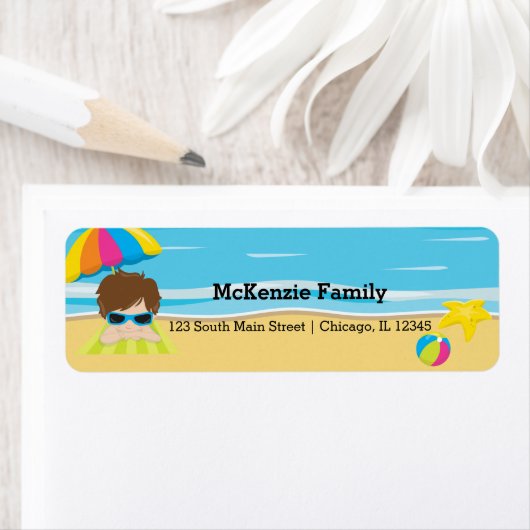 Beach party etiket (Insitu)