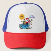 Beach Party Family Reunion Trucker Pet (Voorkant)