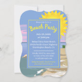 Beach Party Fun Kaart (Voorkant)