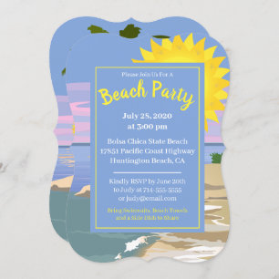 Beach Party Fun Kaart