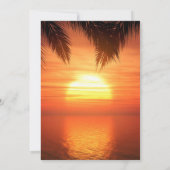 Beach Party Getaway Vakantie uitnodiging (Achterkant)