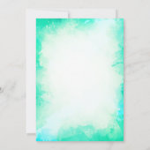 Beach Party Glitter Afstudeerder Pet, Afstuderen Kaart (Achterkant)