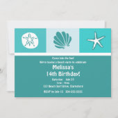 Beach Party Kaart (Voorkant)