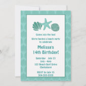 Beach Party Kaart (Voorkant)