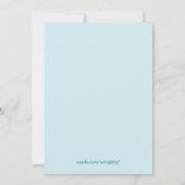 Beach Party Kaart (Achterkant)