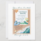 Beach Party © Kaart (Voorkant)