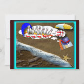 Beach Party Kaart (Voorkant)