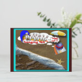 Beach Party Kaart (Staand voorkant)