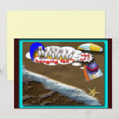 Beach Party Kaart (Voorkant / Achterkant)