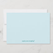 Beach Party Kaart (Achterkant)