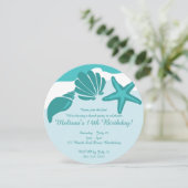 Beach Party Kaart (Staand voorkant)