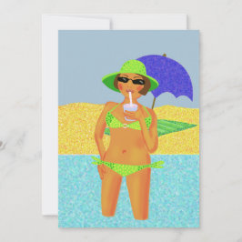 Beach party kaart