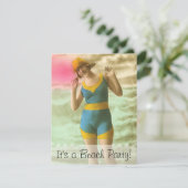 Beach Party Kaart (Staand voorkant)