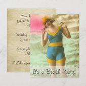 Beach Party Kaart (Voorkant / Achterkant)