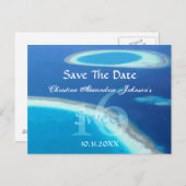 Beach Party Ocean Fun Sweet 16 Bewaar de datum Aankondigingskaart (Voorkant / Achterkant)