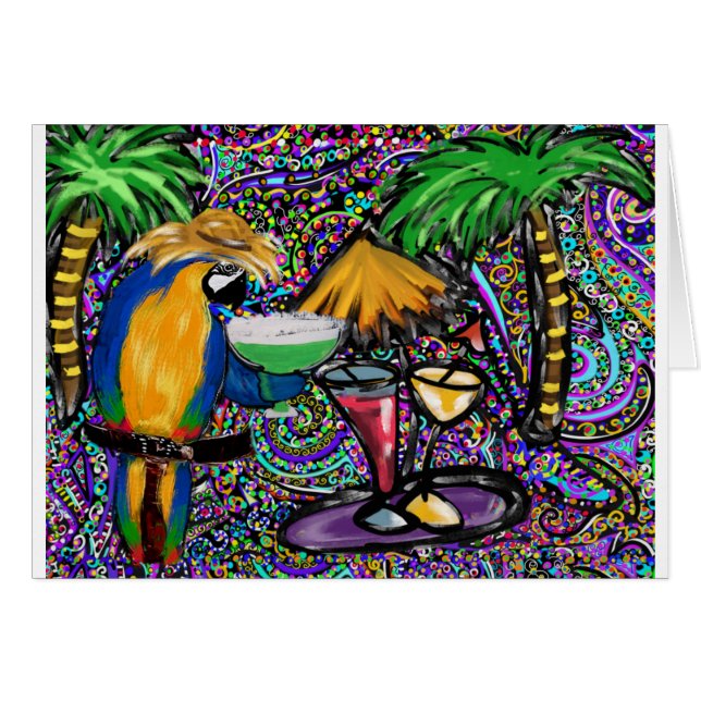 Beach Party Parrot (Voorkant Horizontaal)