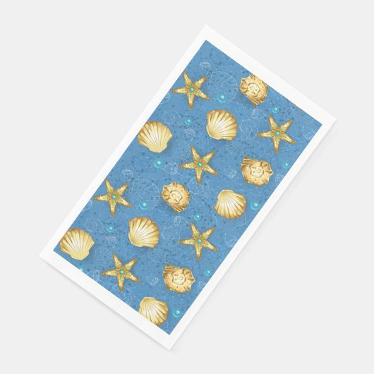 Beach Party Seashells Servet (Hoek)