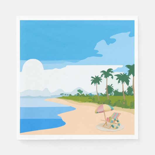 Beach Party Servet (Voorkant)