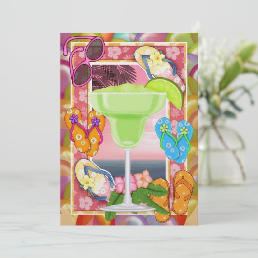 Beach Party - SRF Kaart (Staand voorkant)