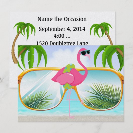 Beach Party - SRF Kaart (Voorkant / Achterkant)