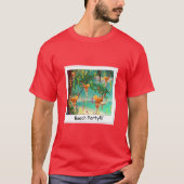 Beach Party!! T-shirt (Voorkant)