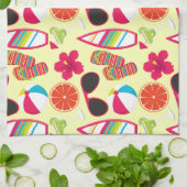 Beach Party Teenslippers Zonnebril BeachBall Yello Theedoek (Gevouwen)