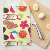 Beach Party Teenslippers Zonnebril BeachBall Yello Theedoek (Quarter Fold)