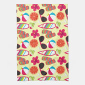 Beach Party Teenslippers Zonnebril BeachBall Yello Theedoek (Verticaal)