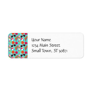 Beach Party Teenslippers Zonnebrillen Beach Ball B Etiket