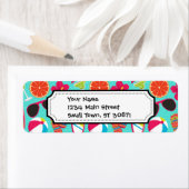 Beach Party Teenslippers Zonnebrillen Beach Ball B Etiket (Insitu)