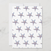 Beach Party Tropical Summer Invitation Kaart (Achterkant)