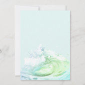 Beach Party Zomer Tropische Verjaardag Uitnodiging (Achterkant)