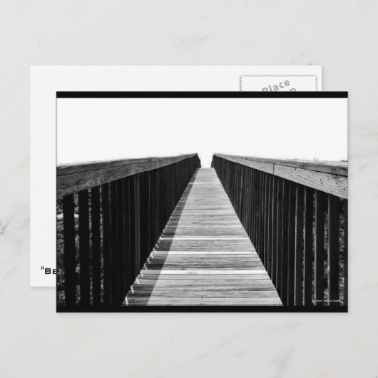 "Beach Path" JTG Art Briefkaart (Voorkant / Achterkant)