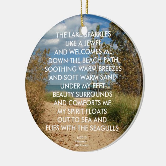 BEACH PATH ORNAMENT OF PENDANT (Links)