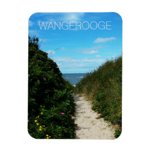 Beach Path, Sand Dunes, Wangerooge, East Frisia Magneet