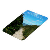 Beach Path, Sand Dunes, Wangerooge, East Frisia Magneet (Linkerzijde)