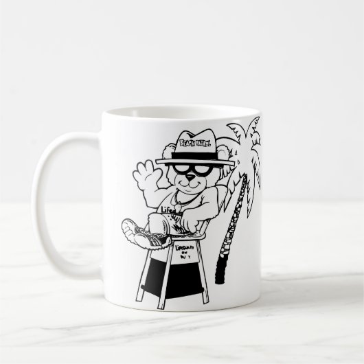 Beach Patrol Coffee Cup Koffiemok (Links)