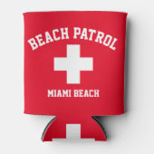 Beach Patrol Lifeguard Personaliseer Koelbox Blikjeskoeler (Voorkant)