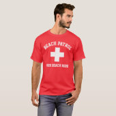 Beach Patrol Personaliseert T-Shirt (Voorkant volledig)