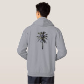 Beach Patrol Royal Palm Tree Hoodie (Achterkant volledig)