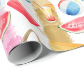 Beach Patroon Cadeaupapier (Rol Hoek)