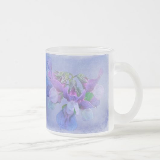 Beach Pea Flowers Matglas Koffiemok (Rechts)