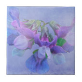 Beach Pea Flowers Tegeltje (Voorkant)