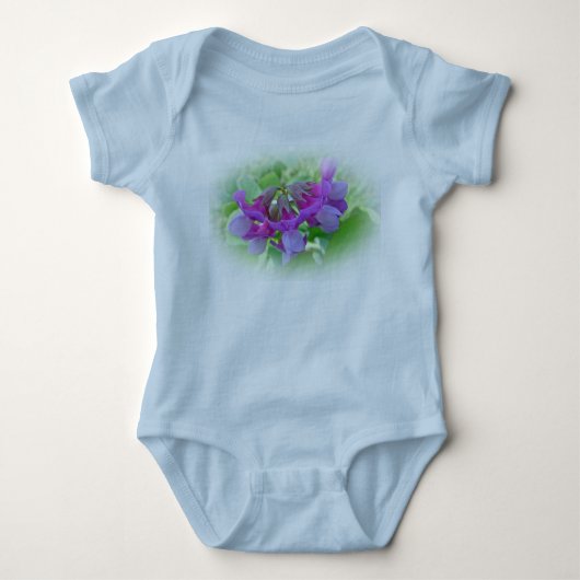 Beach Pea - Lathyrus japonicus - Wilde bloem Romper (Voorkant)