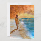 Beach Peace Bedankkaart (Voorkant)