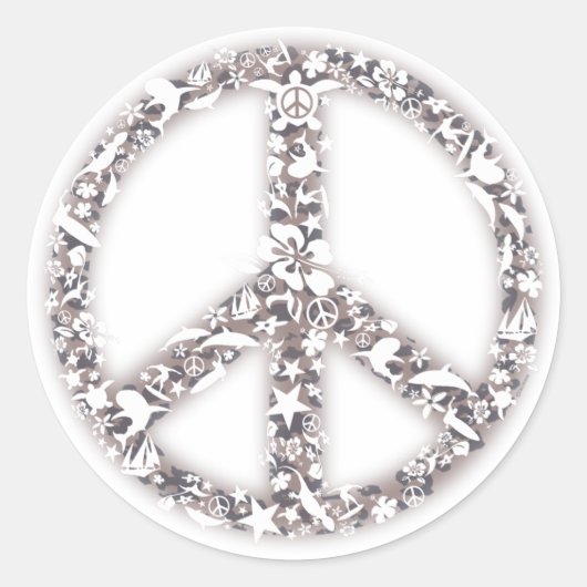 Beach Peace Stickers (Voorkant)