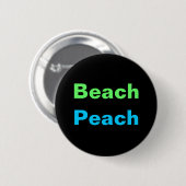 BEACH PEACH knop Ronde Button 5,7 Cm (Voorkant /achterkant)